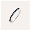 Stroili Anello Riviere Charlotte Oro Bianco Zaffiro