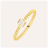 Stroili Anello Solitario Claire Oro Giallo Cubic Zirconia