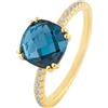 Stroili Anello Solitario Amélie Oro Giallo Topazio Cubic Zirconia