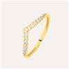 Stroili Anello Fantasia Claire Oro Giallo Cubic Zirconia