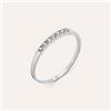 Stroili Anello Riviere Claire Oro Bianco Cubic Zirconia