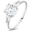 Stroili Anello Trilogy Claire Oro Bianco Cubic Zirconia