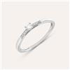 Stroili Anello Solitario Grace Oro Bianco Diamante 0,1ct