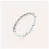 Stroili Anello Riviere Claire Oro Bianco Cubic Zirconia