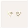 Stroili Orecchini Lobo Bon Ton Oro Giallo Cubic Zirconia