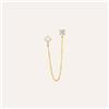 Stroili Mono Orecchino Lobo Bon Ton Oro Giallo Cubic Zirconia