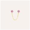 Stroili Mono Orecchino Lobo Bon Ton Oro Giallo Cubic Zirconia