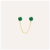 Stroili Mono Orecchino Lobo Bon Ton Oro Giallo Cubic Zirconia