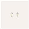 Stroili Orecchini Lobo Doppio Punto Luce Bon Ton Oro Giallo Cubic Zirconia