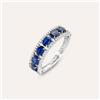 Stroili Anello Fascia Charlotte Oro Bianco Zaffiro Diamante