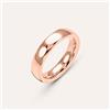 Stroili Fede Comoda Leggera Squadrata 4 mm Oro Rosa