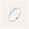 Stroili Anello Solitario Amélie Oro Bianco Topazio Cubic Zirconia