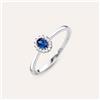 Stroili Anello Solitario Kate Charlotte Oro Bianco Zaffiro Diamante