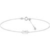 Stroili Bracciale Punto Luce Claire Oro Bianco E Cubic Zirconia