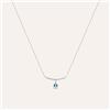 Stroili Collana Amélie Oro Bianco Topazio Cubic Zirconia