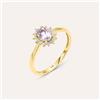 Stroili Anello Solitario Kate Amélie Oro Giallo Ametista Cubic Zirconia