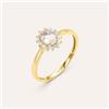 Stroili Anello Solitario Kate Amélie Oro Giallo Quarzo Cubic Zirconia