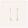 Stroili Orecchini Pendenti Punto Luce Claire Oro Giallo Cubic Zirconia