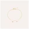 Stroili Bracciale Doppio Punto Luce Claire Oro Giallo Cubic Zirconia