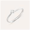 Stroili Anello Solitario Grace Oro Bianco Diamante
