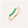 Stroili Anello Riviere Charlotte Oro Giallo Smeraldo
