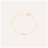 Stroili Bracciale Doppio Punto Luce Claire Oro Giallo Cubic Zirconia