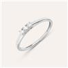 Stroili Anello Trilogy Grace Oro Bianco Diamanti 0,1ct