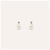 Stroili Orecchini Lobo Gabrielle Oro Giallo Perla D'Acqua Dolce Cubic Zirconia