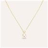 Stroili Collana Gabrielle Oro Giallo Perla D'Acqua Dolce Cubic Zirconia