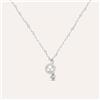 Stroili Collana Gabrielle Oro Bianco Perla D'Acqua Dolce Cubic Zirconia