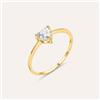 Stroili Anello Solitario Claire Oro Giallo Cubic Zirconia