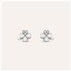 Stroili Orecchini Lobo Claire Oro Bianco Cubic Zirconia