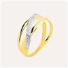Stroili Anello Fascia Sophia Oro Bicolore Diamante