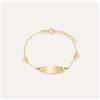 Stroili Bracciale Con Targhetta Holy Oro Giallo