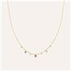 Stroili Collana Amélie Oro Giallo Topazio Quarzo Cubic Zirconia