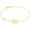 Stroili Bracciale Mon Petit Oro Giallo Perla D'Acqua Dolce
