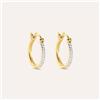 Stroili Orecchini A Cerchio Grace Oro Giallo Diamante
