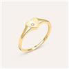 Stroili Anello Chevalier Beverly Oro Giallo Cubic Zirconia