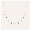 Stroili Collana Beverly Oro Giallo Malachite