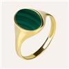 Stroili Anello Chevalier Beverly Oro Giallo Malachite