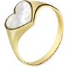 Stroili Anello Chevalier Beverly Oro Giallo Madreperla