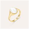 Stroili Anello Chevalier Beverly Oro Giallo Madreperla