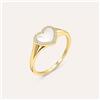 Stroili Anello Chevalier Beverly Oro Giallo Madreperla Cubic Zirconia