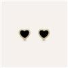 Stroili Orecchini Lobo Beverly Oro Giallo Onice Cubic Zirconia