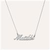Stroili Collana Matilde Gold Names Oro Bianco