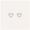 Stroili Orecchini Lobo Bon Ton Oro Bianco Cubic Zirconia