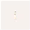 Stroili Mono Orecchino Lobo Bon Ton Oro Giallo Cubic Zirconia