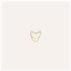Stroili Mono Orecchino Lobo Bon Ton Oro Giallo Cubic Zirconia
