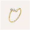 Stroili Anello Trilogy Diamade Glam Oro Giallo Diamante Lab-Grown