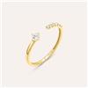 Stroili Anello Contrarie Diamade Glam Oro Giallo Diamante Lab-Grown